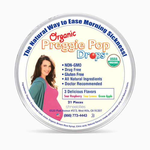 Preggie Pops Preggie Drops - Organic Nausea Reducing Hand Candies - Multi, 21