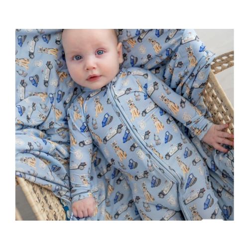 Police Zippered Footie