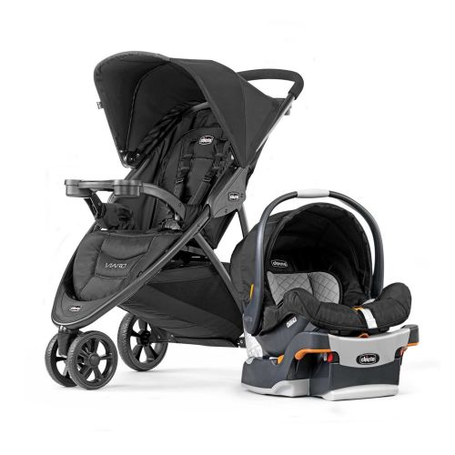 Viaro Quick-Fold Travel System - Black