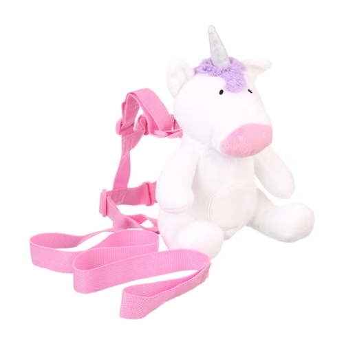 Goldbug 2-in-1 Toddler Safety Harness Backpack Unicorn with Removable Tether, Pink