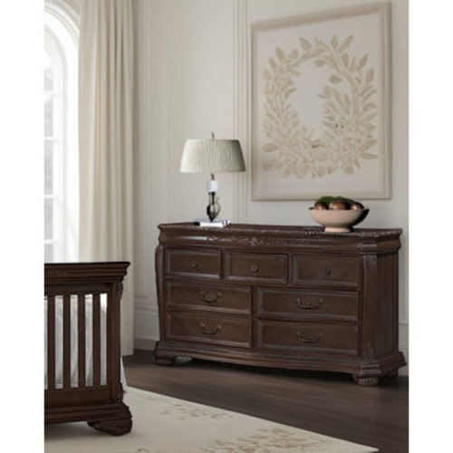 Viv + Rae™ Aguon 60.75" W Solid Wood 7-Drawer Double Dresser & Reviews | Wayfair