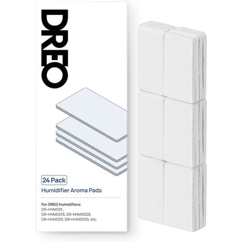 Dreo Aroma Pads 24-Pack for humidifiers, Compatible Humidifiers, Diffuse Fragrances