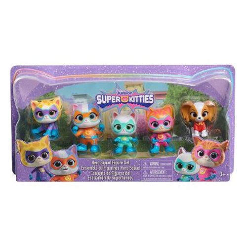 Disney Junior SuperKitties Hero Squad Figure 5-piece Set