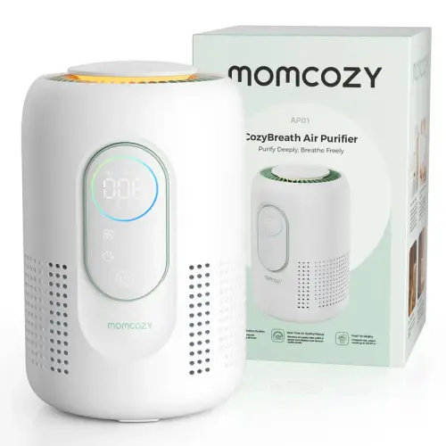 Momcozy Nursery Air Purifier, 4-Filter System with H13 HEPA - TikTok Shop