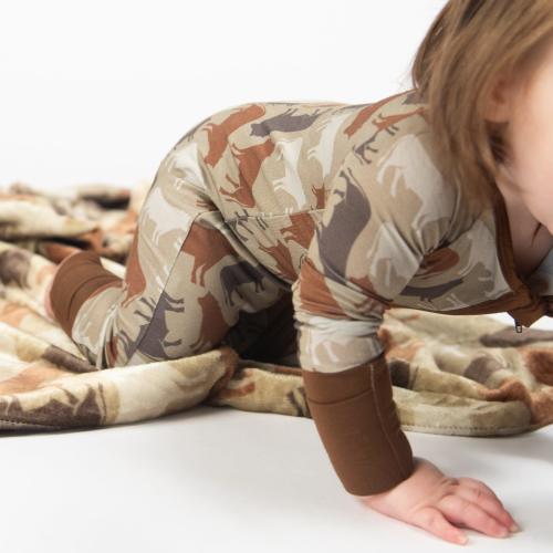 Cow Camo™ Baby Bamboo Zippy – American Farm Company