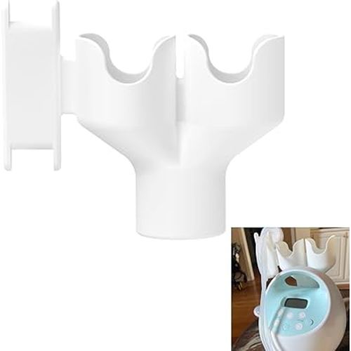 Bottle & Hose Holder for Spectra S1 & S2，Dual Bottle Organizer with Hose Wrap Arm,Space-Saving Design, Easy Installation (Old Breast Pump)