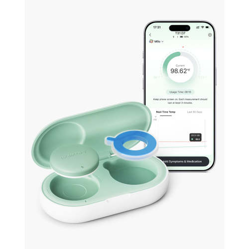 Momcozy Smart Baby Thermometer – Medical-Grade Accuracy & Real-Time App Monitoring DFC8