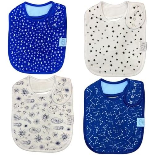 Isabeli Organic Cotton Toddler Drool Bibs
