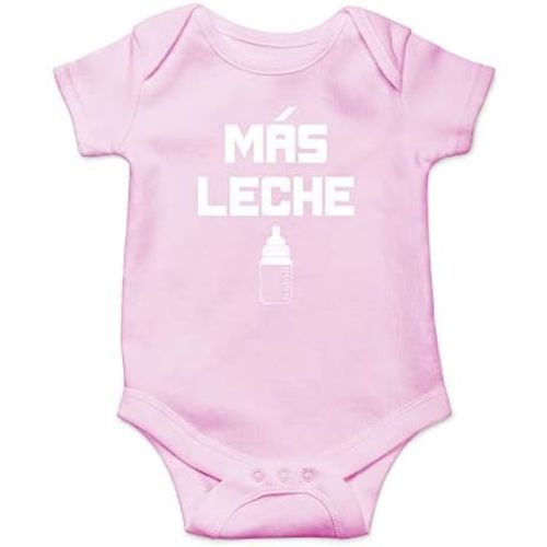 CBTwear Mas Leche - Baby Clothes - Funny Newborn Bodysuit Outfits for Boys and Girls