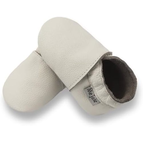 Mejale Baby Boy Girl Shoes Soft Soled Leather Moccasins Anti-Skid Infant Toddler Prewalker