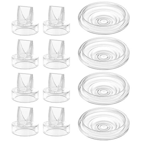12 Pack S9 Pro / S12 Pro / S9 / S12 Duckbill Valve Silicone Diaphragm, Compatible with momcozy Breastpump, Electric Breast Pump Replacement Parts Accessories