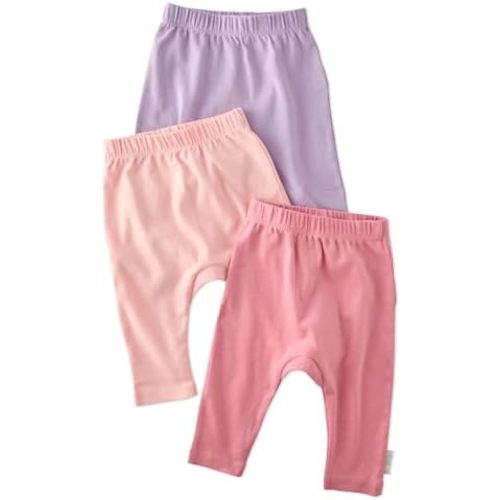 Unisex-Baby Harlowe 3-Pack Pants​ 100% Organic Cotton for Baby Boys & Girls