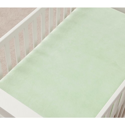 Luxe Solid Chamois Crib Fitted Sheet | Pottery Barn Kids