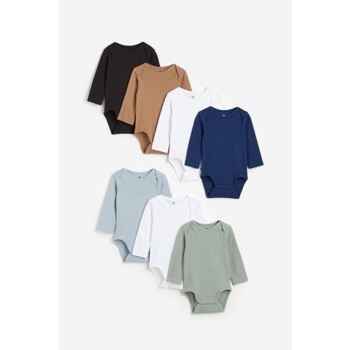7-pack Long-sleeved Bodysuits