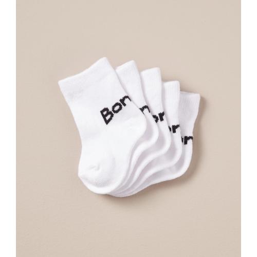 5 Pack Bonds Baby 1/4 Crew Socks - Kmart
