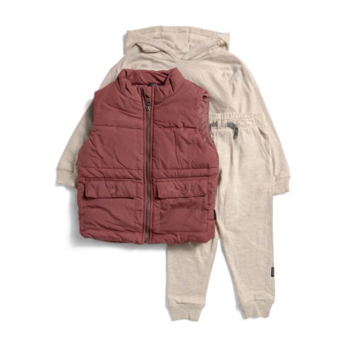 Toddler Boys 3pc Vest Hoodie And Pants Set | Toddler Boys (2t-5t) | T.J.Maxx