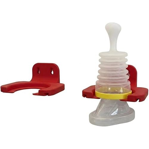 Wall Mount for LifeVac Choking Rescue Device - Emergency Storage Holder with Quick-Release Design, Easy Installation(Device not Included)