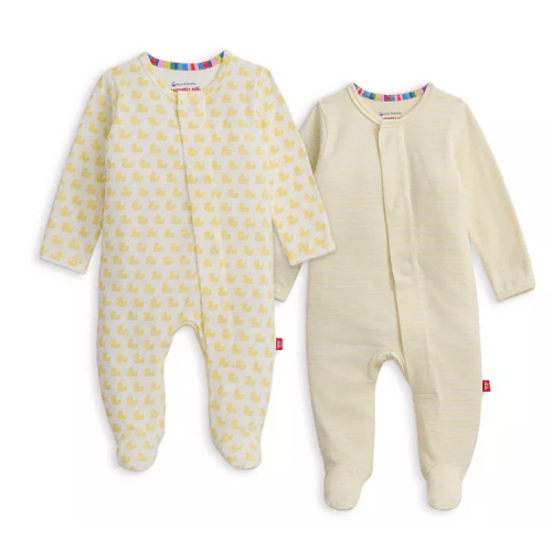 Magnetic Me Footie (2-Pack) -- Yellow (0-3M)