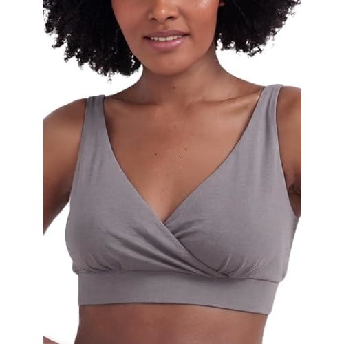 HATCH The Dream Feed Nursing & Sleep Bra, Stretchy & Wireless with Crossover Pull-Down Design for Breastfeeding