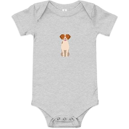 Brittany Spaniel onesie baby, Unisex Baby Short Sleeve one Piece, Brittany Spaniel Baby Clothes.