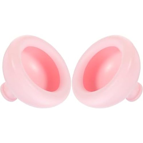 Healifty Palm Pressure Sputum Remover Cup for Baby and Elderly Silicone Chest Percussion Massager with Ergonomic Design 2 Pack for Respiratory Care and Phlegm