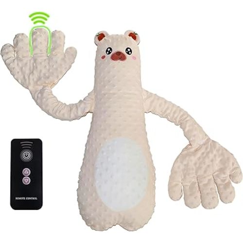 Cute Cartoon Animal Bear Plush Stuffed Doll Palm Hug Patting Toy for Birthday Gift Party Decors