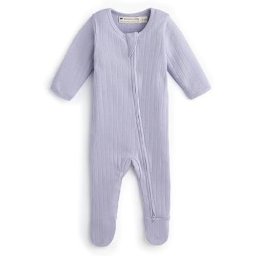 monica + andy Baby Organic Zipper One-Piece