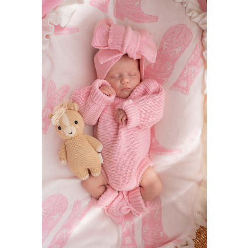 Chunky Knit Romper Bundle | Marshmallow – Little and Fern
