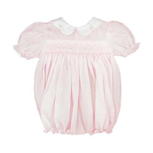 Hand Smocked Embroidered Bishop Bubble