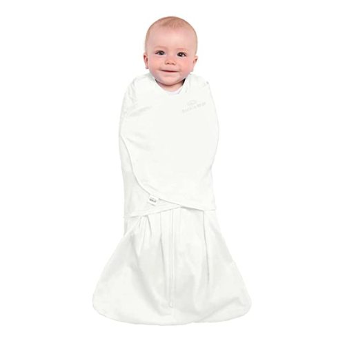 HALO SleepSack Swaddle | Cotton | 1.5 TOG | 68-75°F | 6-12 lbs |Cream