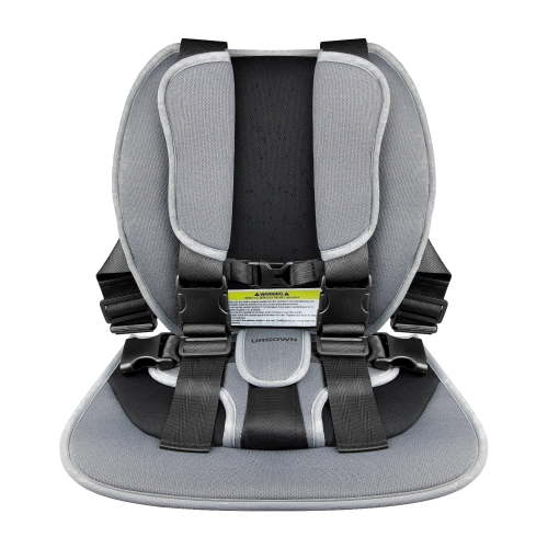 Urgown Golf Cart Child Positioner, 5-Point Adjustable Safety Harness(Color: Gray)