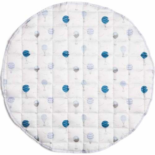 Touch The Sky Print Round Play Mat, Blue - Gooselings | Maisonette