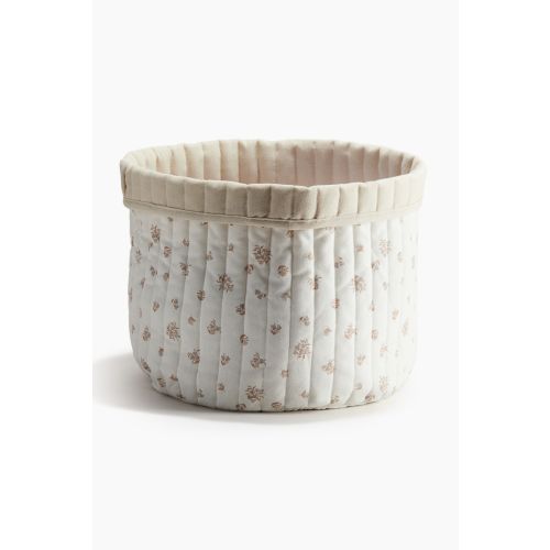 Large Quilted Storage Basket