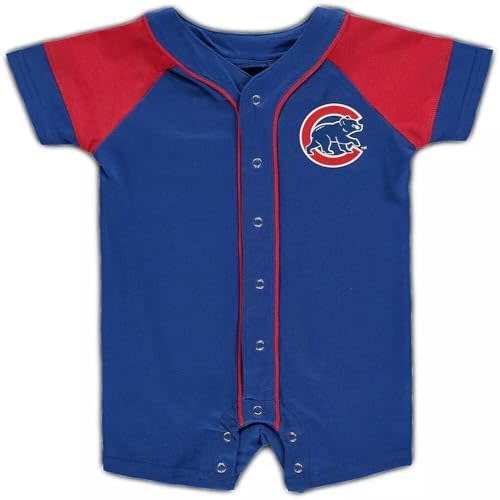 Outerstuff MLB Unisex-Baby Newborn & Infants 0-24 Months Little Slugger Creeper Bodysuit Romper