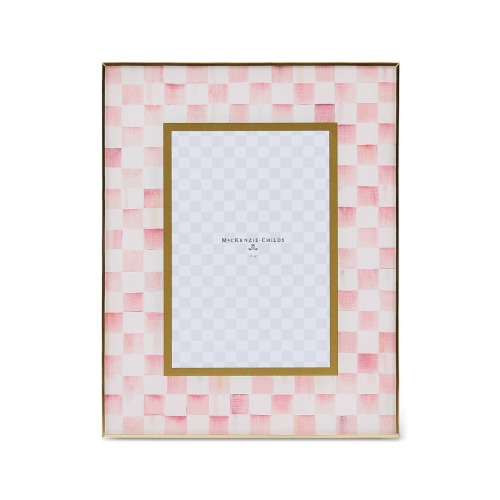 Rosy Check 4" x 6" Glass Picture Frame