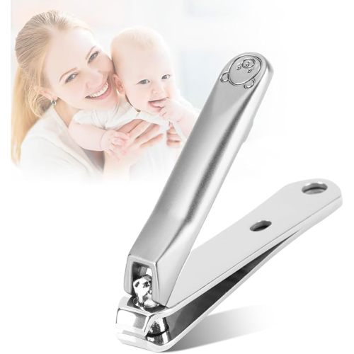Kids Nail Clippers for Infants, Toddlers and Kids | mall Jaw Nail Trimmer, Precision Grooming Tool for Baby’s Tiny Fingernails and Toenails, Stainless Steel Clippers for Child