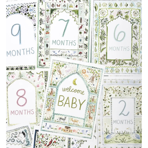 Baby Milestone Cards: Whimsical Set