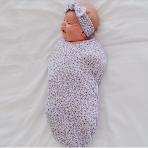 COCOON SWADDLE - Purple, Small