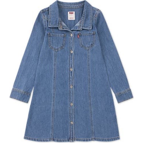 Western Denim Shirtdress, 12M