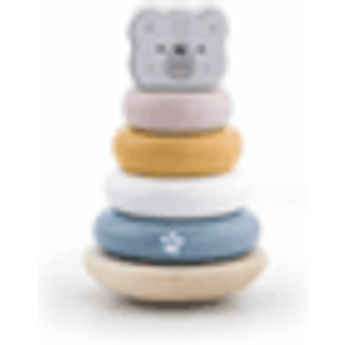 Original Toy Company PolarB Solid Hardwood Polar Bear Stacker