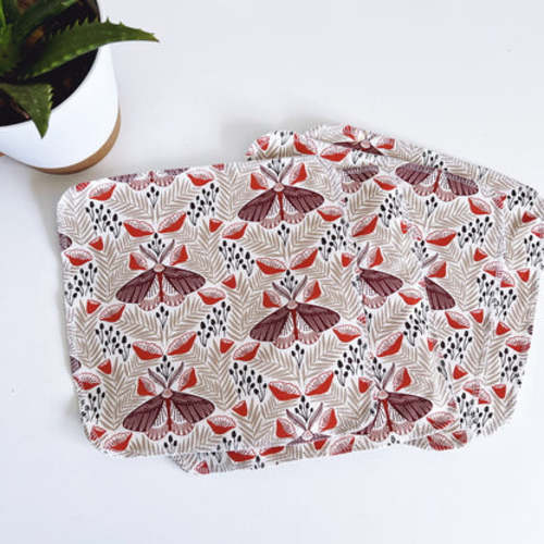 Organic Cotton Baby Crinkle Cloth Sensory Toy | Moths – Organic Fabric Company™