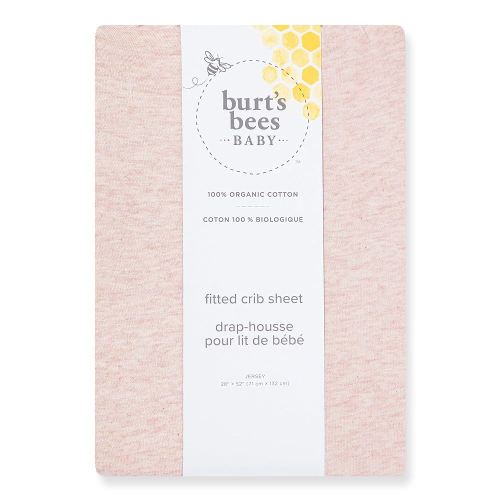 Amazon.com : Burt's Bees Baby Essential Organic Cotton Fitted Crib Sheet, Breathable for Boy Girl Standard Crib & Toddler Mattresses : Baby