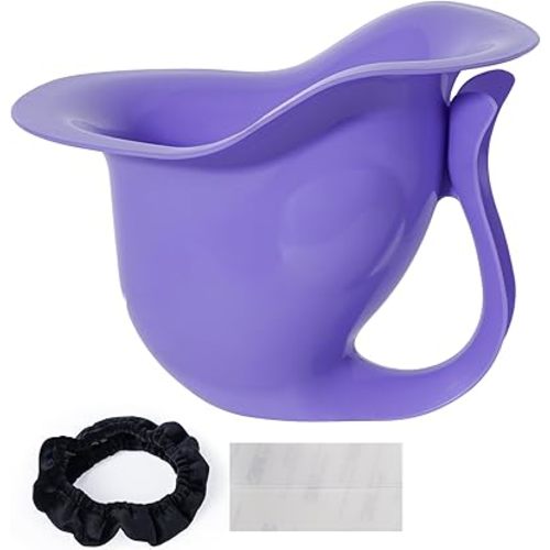 Newborn Baby Potty- The Diaper-Free Solution for Indoor & Outdoor Elimination Communication; Cute Fish Design (Purple)