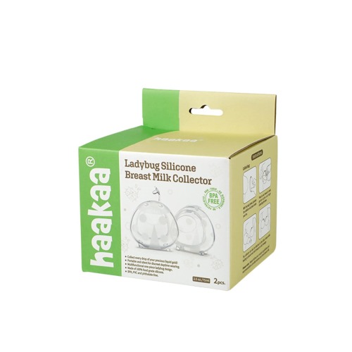 Haakaa Ladybug Silicone Milk Collector, 75ml, 2-Pack