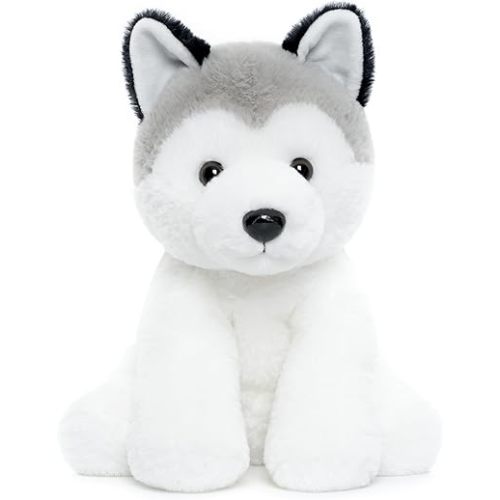 Siberian Husky Stuffed Animals, Soft Puppy Stuffed Dogs Plush Toy for Kids, Girls, Boys, Baby, Birthday, Bedtime Gift, 12 inches