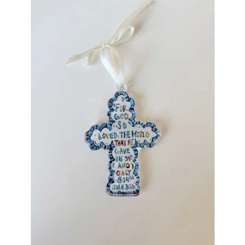 He Saved Cross (Ornament)