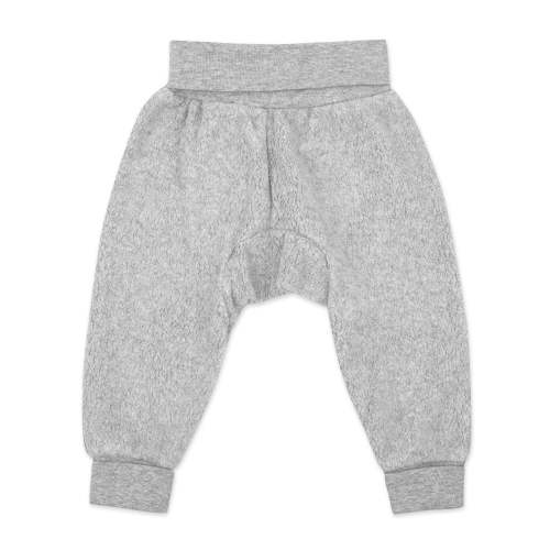 Heather Gray Cozie Fleece Baby Pants with Cuffs | Zutano