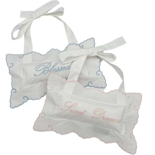 Shhh Baby Sleeping Hanging Door Pillow
