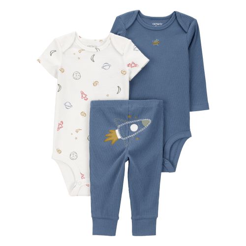Baby Boy 3-Piece Rocket Ship Little Character Set | Carter's