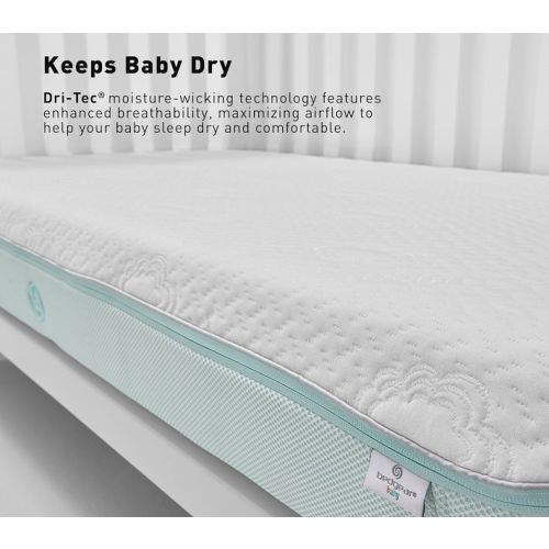 Bedgear® Dri-Tec: Performance Crib & Toddler 2-Stage Mattress
